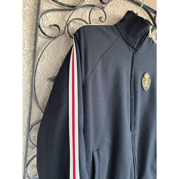Lauren by ralph lauren track jacket - size small - black - Picture 4 of 7